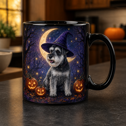 Personalized Witch Dog Black Ceramic Mug – Custom Pet Photo Halloween Gift for Dog Lovers mockup-product-6a7981341c56951d67a0b98c.png