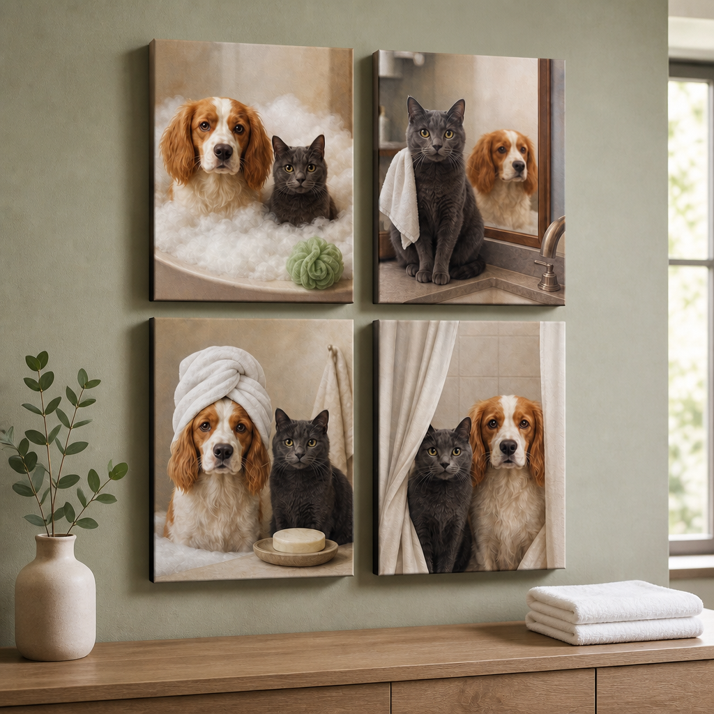 Personalized Bathroom Pet Canvas Set – Custom Dog & Cat Photo Wall Art Gift mockup-product-6a7a9560908d413f4f8e99ca.png