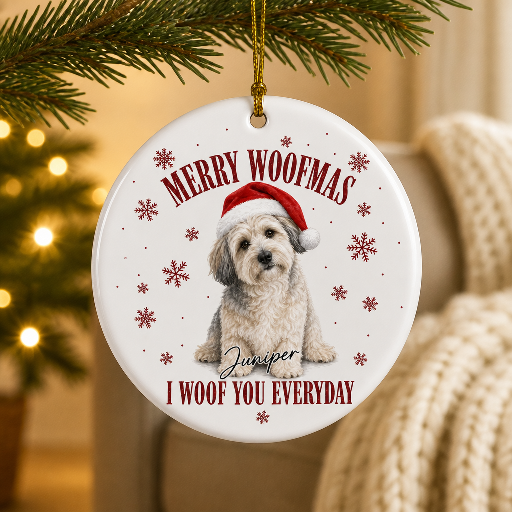 Merry Woofmas – Personalized Photo Ornament – Christmas Gift mockup-product-6a7d38ed10545e07e1621c0f.png