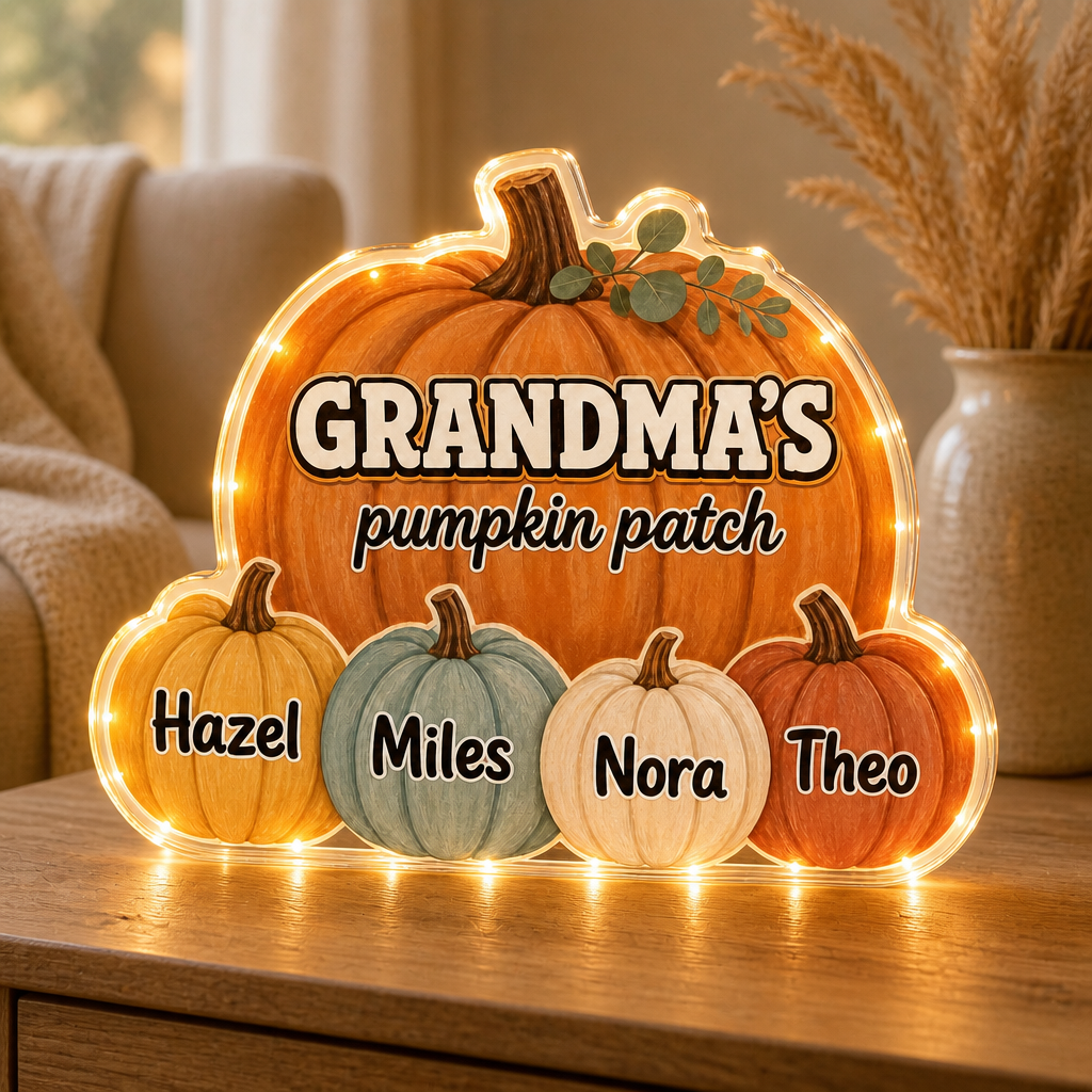 GRANDMA’S pumpkin patch – Personalized Custom Shape Acrylic Light Box – Halloween Fall Gift mockup-product-6a7d49c4eac4f9fcd2cfc42d.png