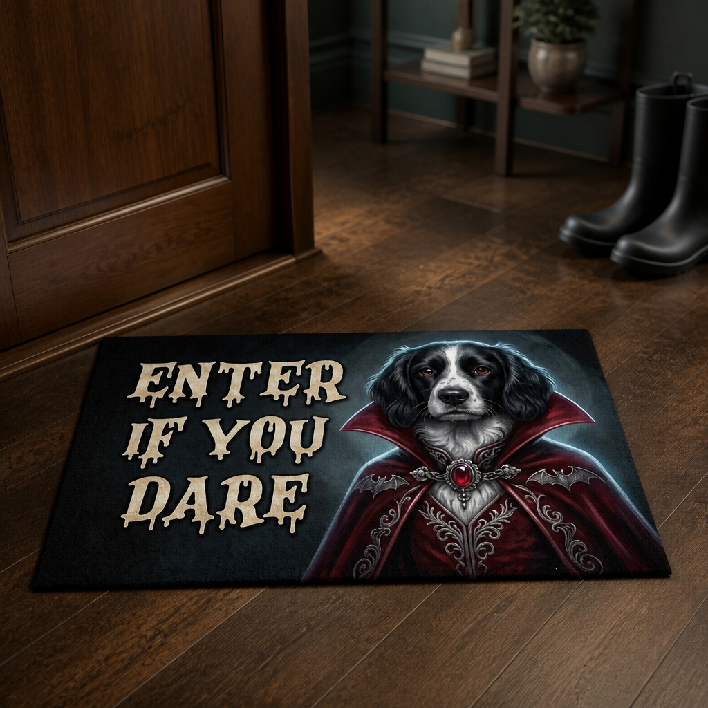 Enter If You Dare – Personalized Photo Doormat – Halloween Gift mockup-product-6a7d6fc7501567b700640fe9.png