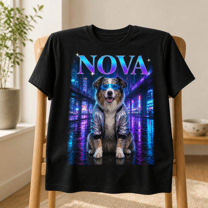Personalized Cyberpunk Dog Portrait T-Shirt – Custom Pet Photo Neon City Shirt mockup-product-6a7e7415bfc2bb8b000aa5ea.png