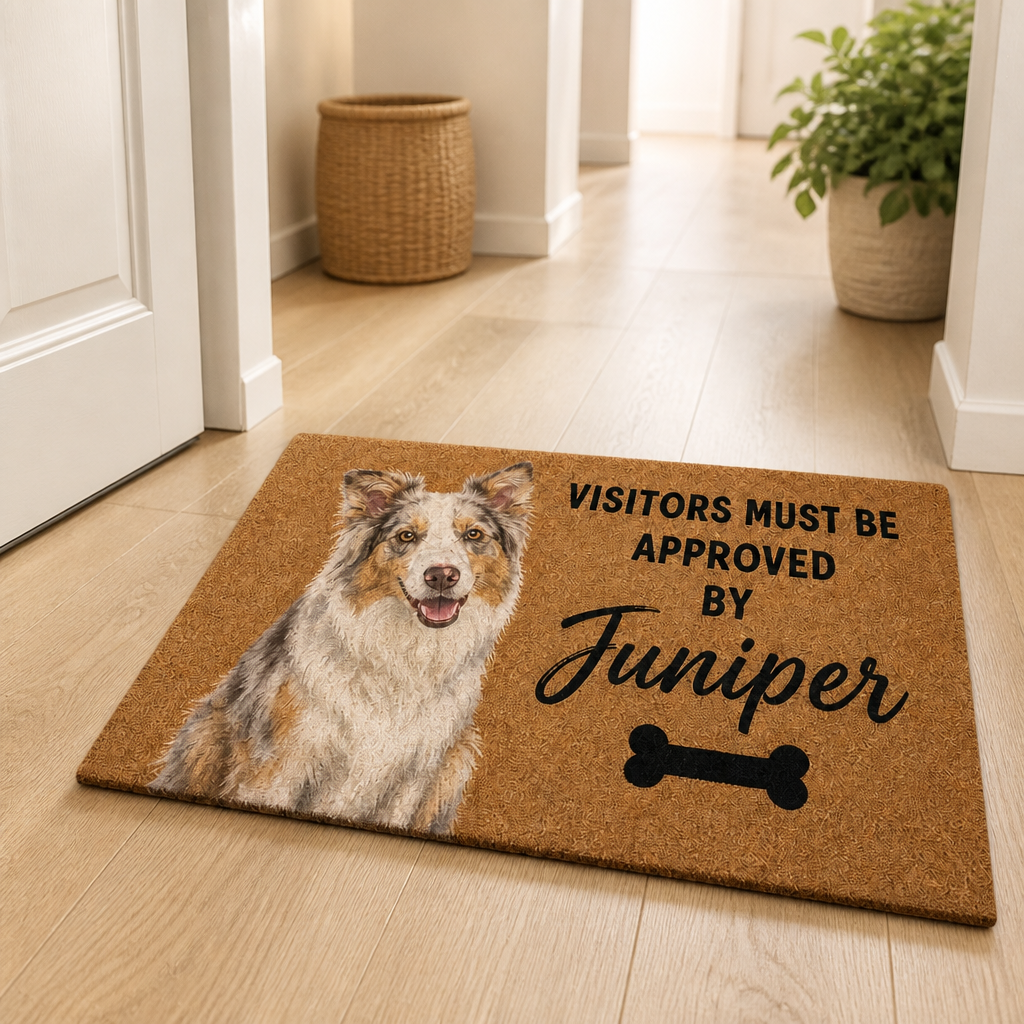 Visitors Must Be – Personalized Photo Doormat – Dog Lover Gift mockup-product-6a7eecfdfbb87717a443e8f9.png