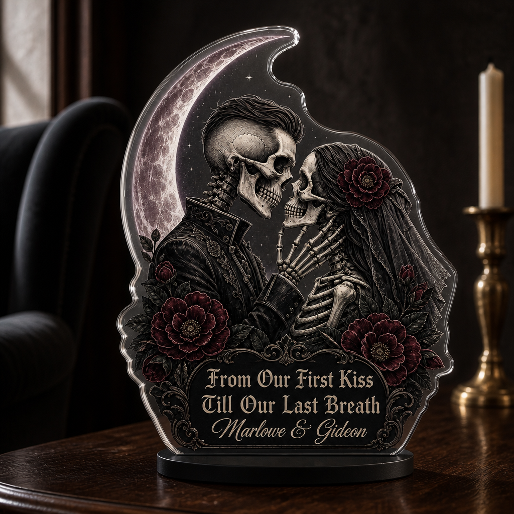 Halloween Decor – Personalized Custom Shape Acrylic Plaque – Anniversary Wedding Gift mockup-product-6a7fd91d5275944cfb45bfc9.png
