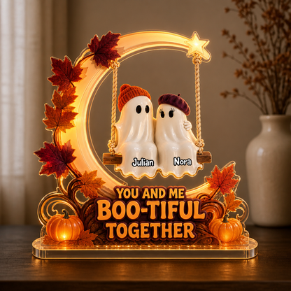 You and Me Boo-tiful Together – Personalized Custom Shape Acrylic Light Box – Halloween Gift For Couple, Bestie mockup-product-6a7fdf432b19edb947ec3b35.png