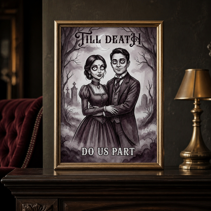 Till Death Do Us Part – Personalized Photo Canvas – Halloween Gift For Couple, Anniversary Gift mockup-product-6a81e1fe8a8da44192a21ad5.png