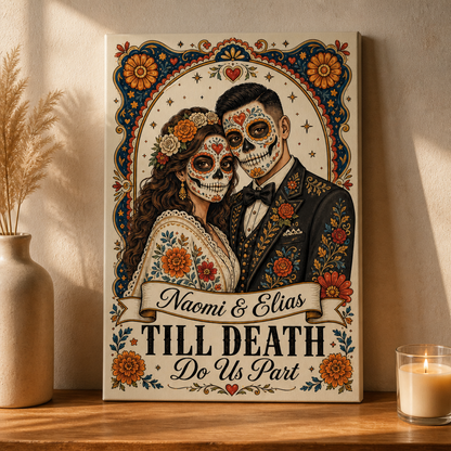 TILL DEATH Do Us Part – Personalized Photo Canvas – Halloween Gift, Gift For Couple, Wedding mockup-product-6a81e2098a8da44192a21ad6.png