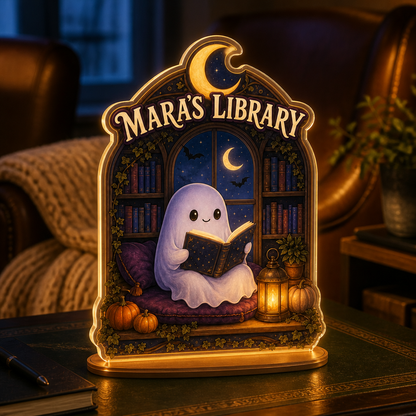 Library Style – Personalized Custom Shape Acrylic Light Box – Halloween Gift For Book Lover, Reader mockup-product-6a8292026360ea027e4eae2d.png