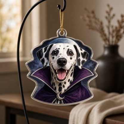Personalized Pet Photo Halloween Ornament, Custom Dog Vampire Acrylic mockup-product-6a840c1bafb9a427983dbcf7.png
