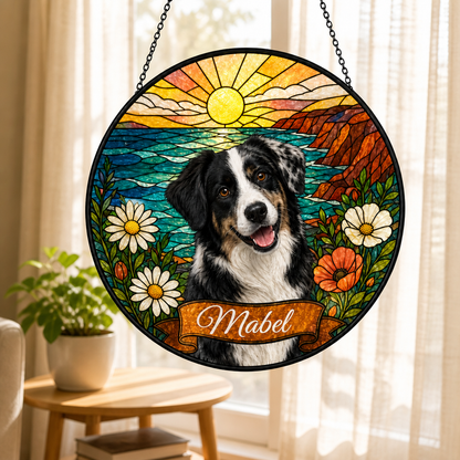 Mabel – Personalized Photo Suncatcher Stained Glass – Dog Lover Gift mockup-product-6a840c41afb9a427983dbcf8.png