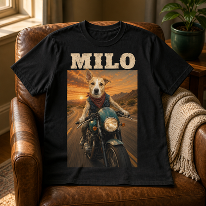 Milo – Personalized Photo T-shirt – Dog Lover Gift mockup-product-6a840c53afb9a427983dbcf9.png