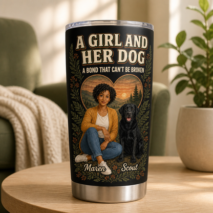 A Girl And – Personalized Photo Tumbler – Dog Lover Gift mockup-product-6a865e50b1b3cd1f0efb7495.png