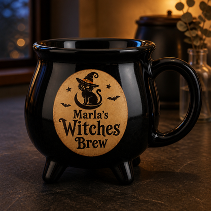 Witches Brew – Personalized Halloween Black Ceramic Witch Mug – Halloween Gift For Hers mockup-product-6a86637d0c8fda6ca4de198a.png