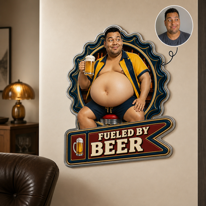 Fueled by Beer – Personalized Photo Acrylic Refrigerator Magnet - Soft Rubber Belly mockup-product-6a86c8699b9fa0f9d179c639.png