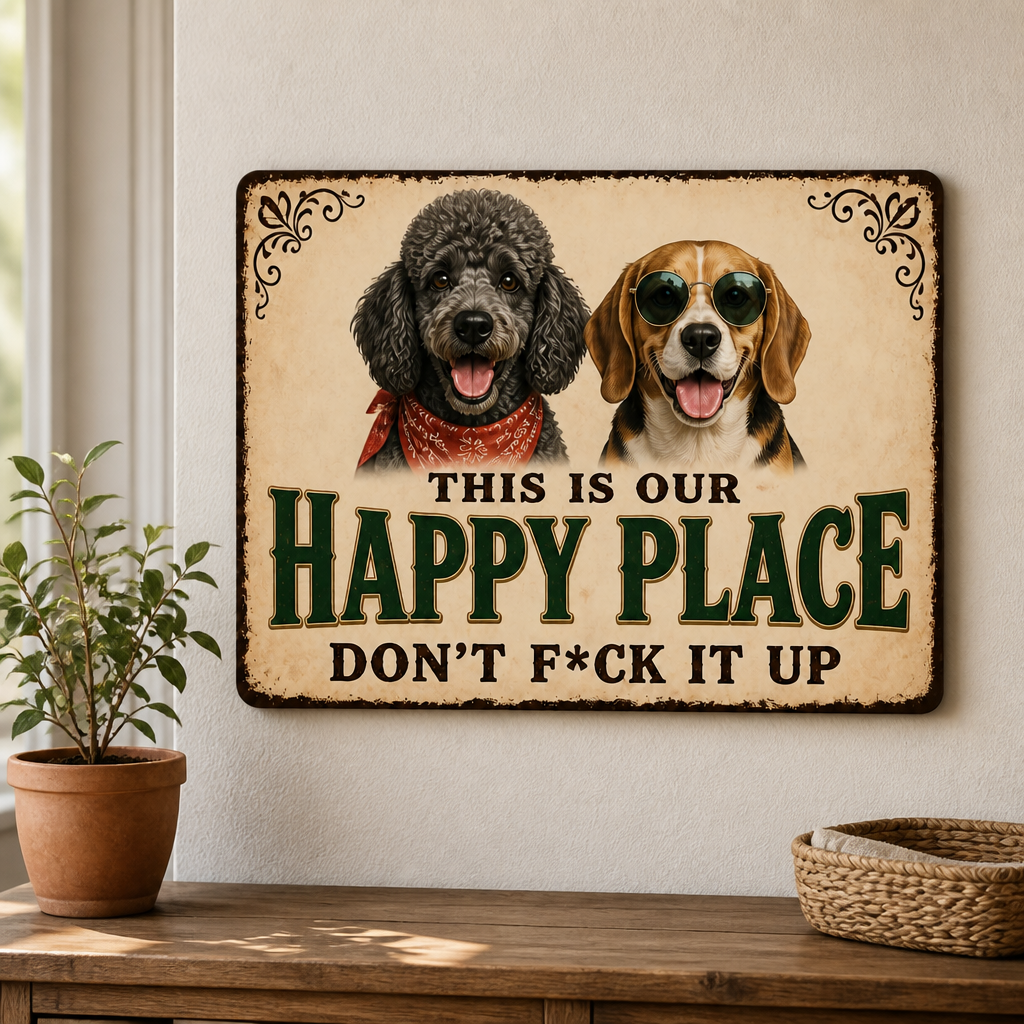 This Is Our – Personalized Photo Welcome Sign – Dog Lover Gift mockup-product-6a86cf0b0a5fa014323c516a.png