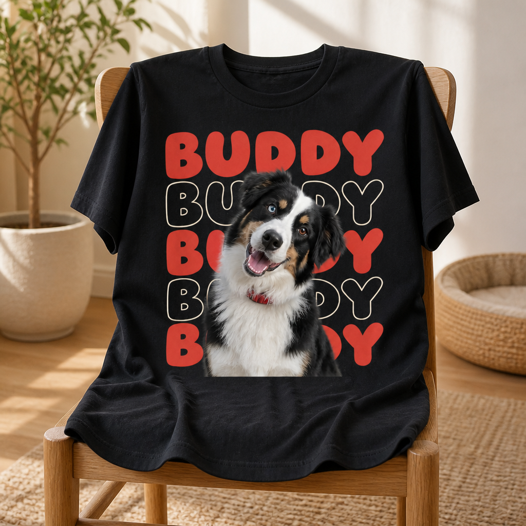 Buddy Buddy Buddy Buddy Buddy – Personalized Photo T-shirt – Dog Lover Gift mockup-product-6a86cf120a5fa014323c516b.png