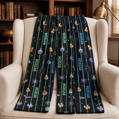 Personalized Halloween Family Pajama Pants - Custom Name Spooky Matching Lounge Pants - Gift For Friends, Gift For Family mockup-product-6a871342eb608cf4321af47a.png