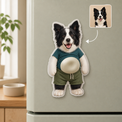 Custom Pet Photo Belly Magnet – Funny Personalized Dog Squishy Belly Fridge Magnet mockup-product-6a87c1a0b64eabb842a4f705.png