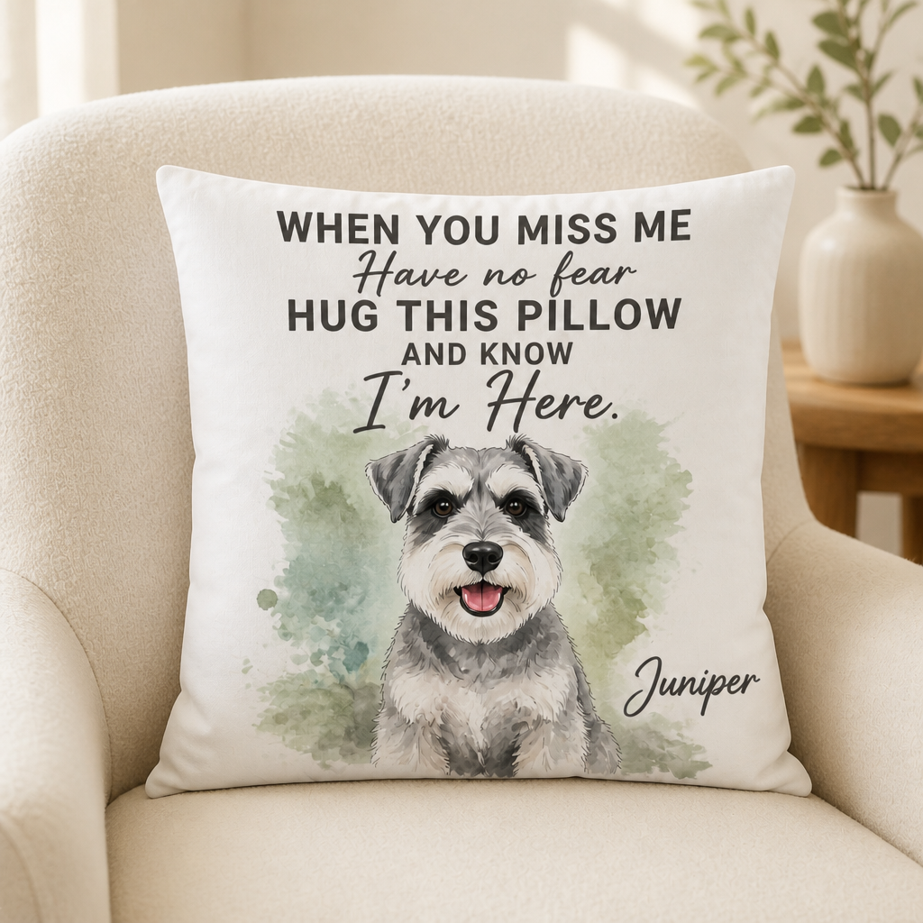 When You Miss Me – Personalized Photo Pillow – Sympathy Gift mockup-product-6a8820513f2cb761afa6cc91.png
