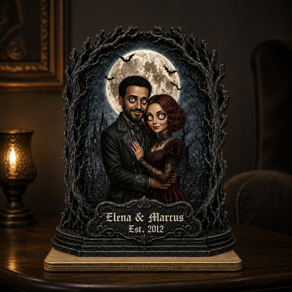 Personalized Photo 2-Layer Standing Wooden Plaque – Romantic Halloween Gift For Couple mockup-product-6a887a87a142ba840af045a7.png