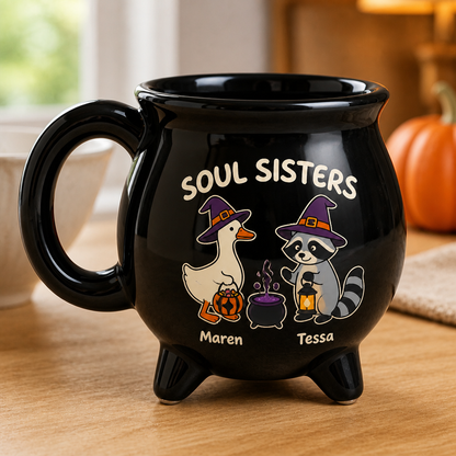 Soul Sisters – Personalized Halloween Black Ceramic Witch Mug – Halloween Gift For Bestie, Closed Friend mockup-product-6a887ab5ca6052787d46129a.png