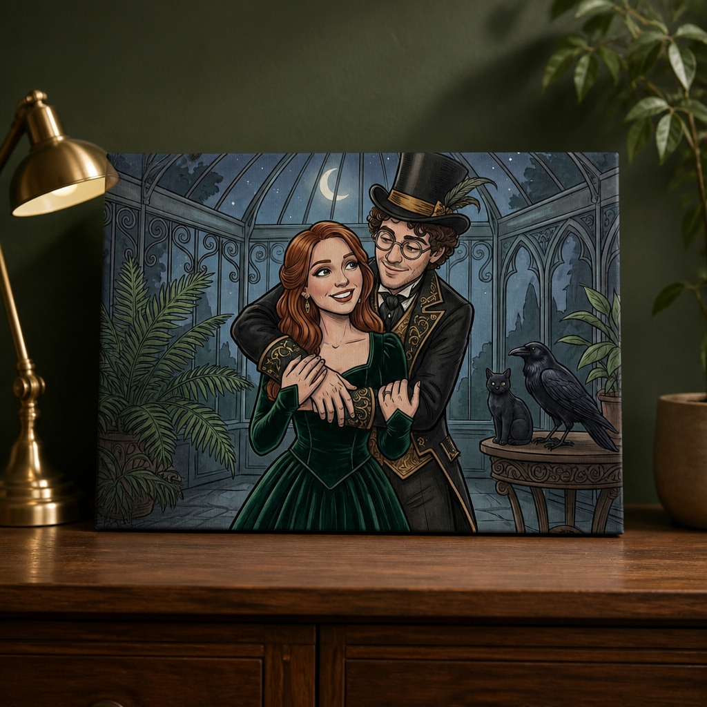 Midnight Romance Personalized Gothic Couple Canvas – Custom Photo Victorian Portrait, Dark Love Anniversary & Halloween Gift for Him and Her mockup-product-6a8e448eed9dbd8c04ba5228.png