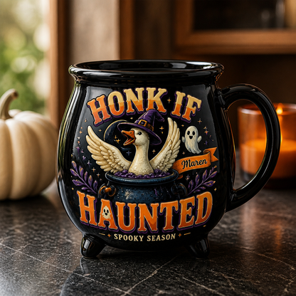 Honk If Haunted Spooky Season – Personalized Halloween Black Ceramic Witch Mug – Halloween Gift For Friends, Family mockup-product-6a8e4ea9b2f5398b2bb5a77a.png