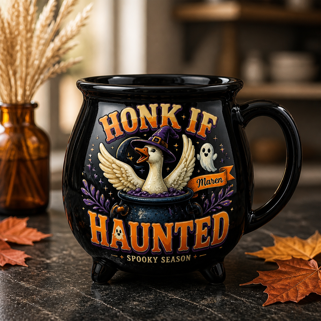 Honk If Haunted Spooky Season – Personalized Halloween Black Ceramic Witch Mug – Halloween Gift For Friends, Family mockup-product-6a8e4ee26874ebd7ebdd7113.png