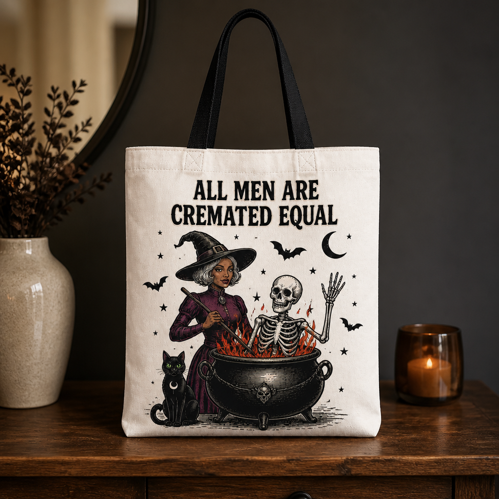 All Men Are Cremated Equal – AOP Tote – Halloween Gift For Friend, Hers, Hims mockup-product-6a8e501bb2f5398b2bb5a77c.png
