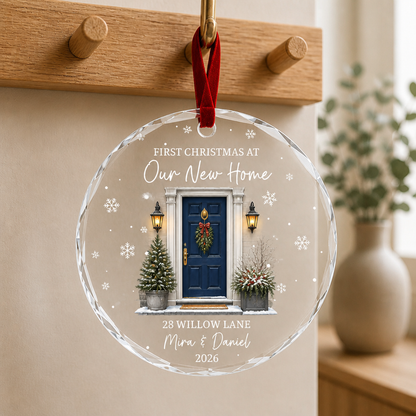 First Christmas At – Personalized Crystal Ornament – Christmas Gift mockup-product-6a8fa206f5c63b4c54511446.png