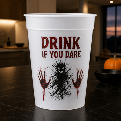 Drink If You Dare – Personalized Plastic Frosted Water Cup – Dark Halloween Gift mockup-product-6a8fa2380a16d4a3154d7684.png
