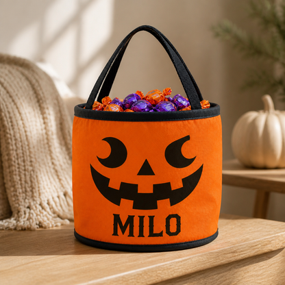 Trick or Treat Trouble Personalized Halloween Bag – Custom Name Halloween Gift  For Kids mockup-product-6a8fa242103746f5b992e2bf.png