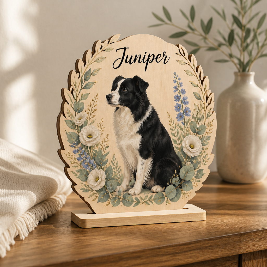 Custom Pet Portrait Wooden Plaque from Photo – Personalized Dog Name 2-Layer Standing Sign mockup-product-6a92504af15fd0c86bd895a2.png