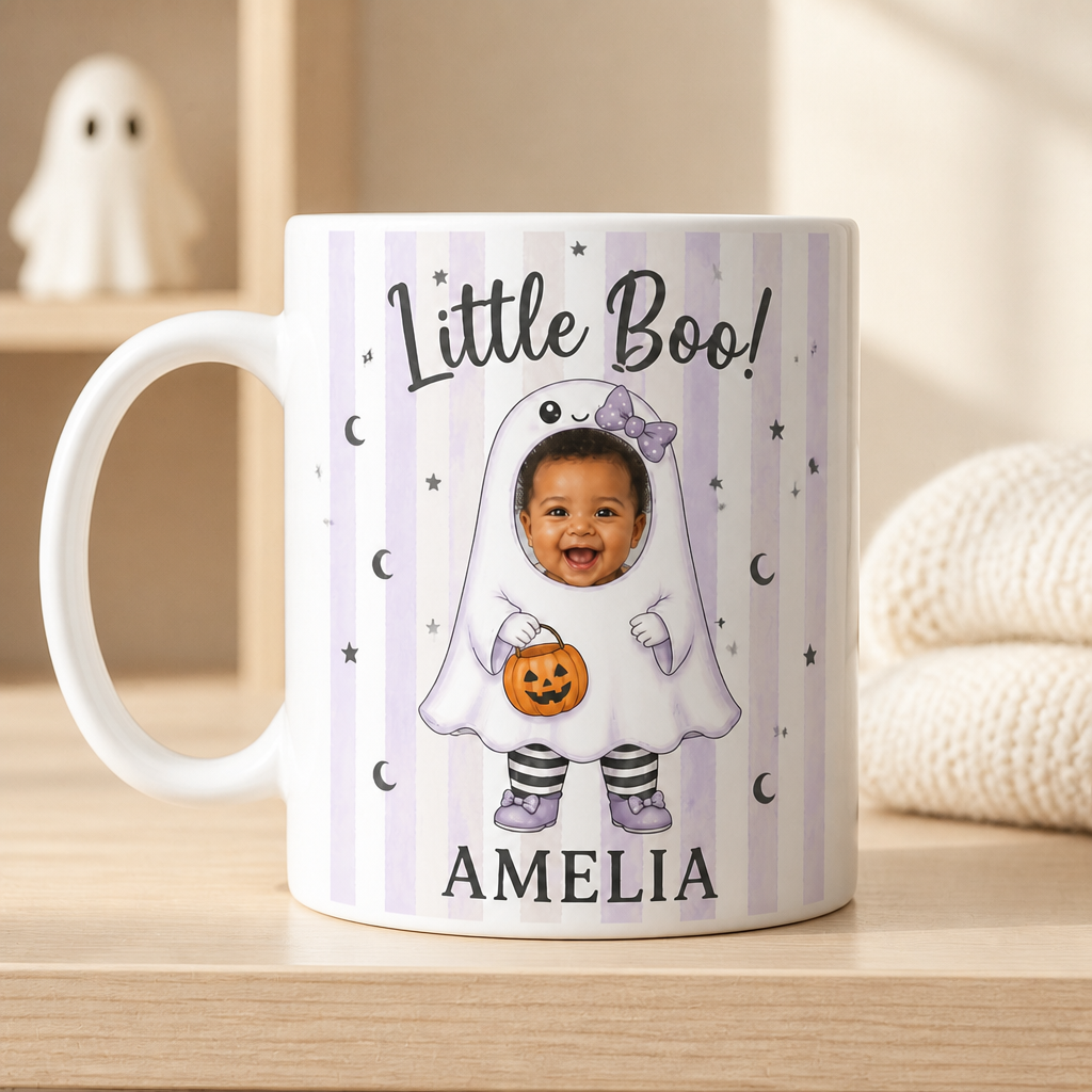 Little Boo! – Personalized Photo Edge-to-Edge Mug – Halloween Gift mockup-product-6a95438ce09e3fe103a9e22e.png