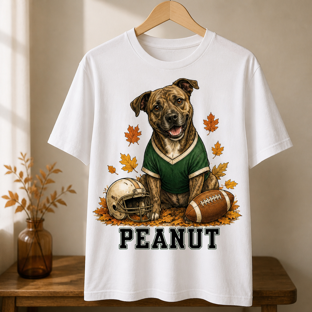 Peanut – Personalized Photo T-shirt – Fall Gift mockup-product-6a98daa834e14064fcd26d1f.png