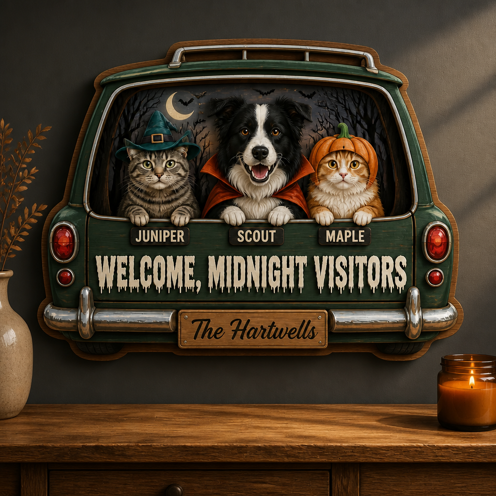 Welcome, Midnight Visitors – Personalized Photo Wood Sign – Halloween Gift mockup-product-6a98db35c44b9a8b91e7b55c.png