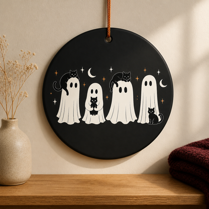 Boo Crew & Black Cats Ornament – Whimsical Ghost Halloween Keepsake, Cute Spooky Tree Decor for Cat Lovers mockup-product-6a98eab3a0d718ff990ffeac.png