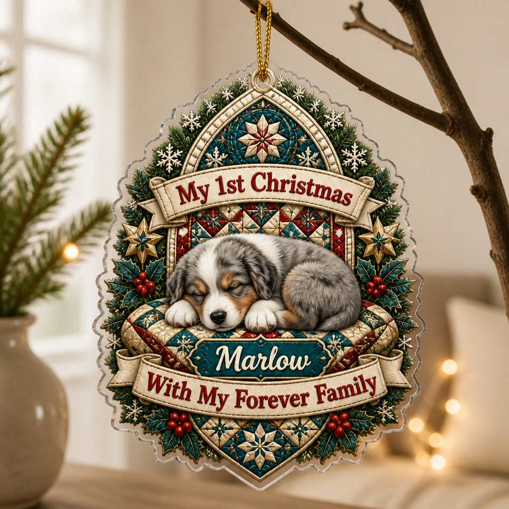 My 1st Christmas – Personalized Photo Personalized 3D Ornament – Christmas Gift mockup-product-6a98f06f2c12eed8581dc9cc.png