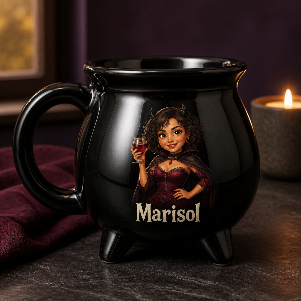 Little Devil Personalized Black Ceramic Witch Mug – Custom Photo Halloween Coffee Mug for Her, Cute Spooky Gift for Wife, Girlfriend, Sister or Best Friend mockup-product-6a991daf795bd0af8fd306c3.png