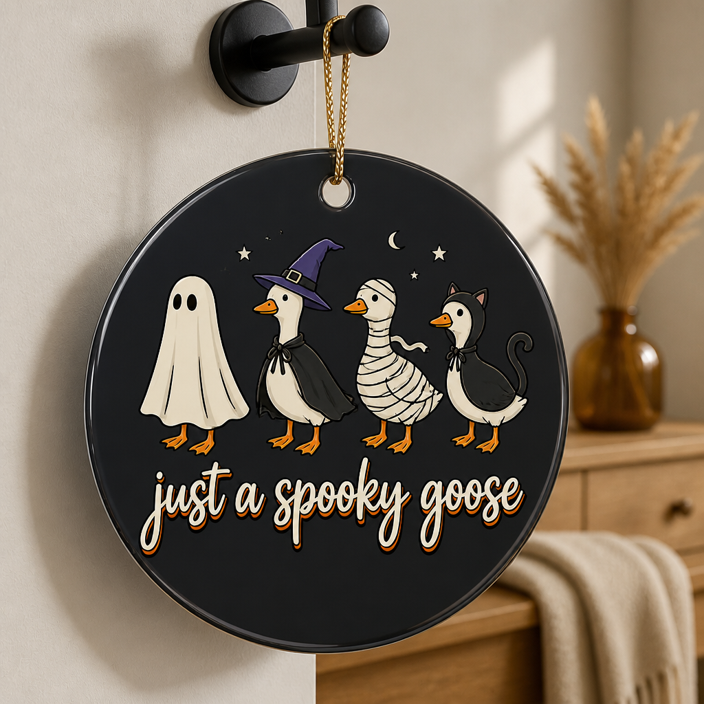 Just A Spooky Goose – Vintage Ornament – Funny Halloween Gift mockup-product-6a99351b2d69c05f5a59508f.png