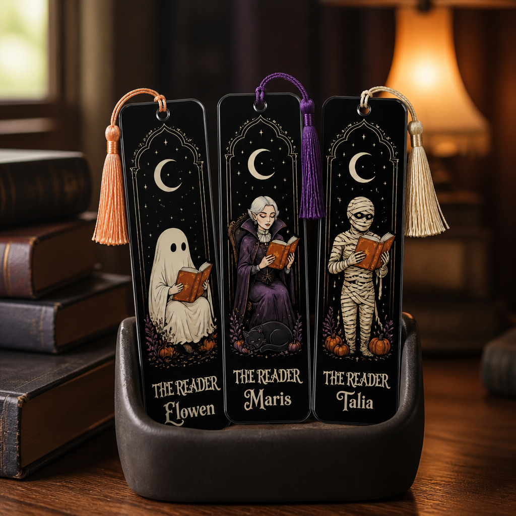 The Reader – Personalized Acrylic Bookmark – Halloween Gift mockup-product-6a9a35b1783ef05416248fa7.png