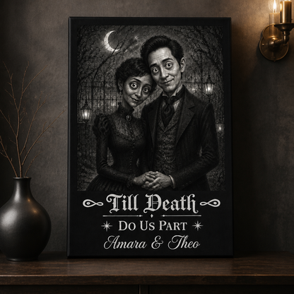 Till Death Do Us Part – Personalized Photo Canvas – HalloweenWedding Gift For Couple mockup-product-6a9b823002af23c848c98bf4.png