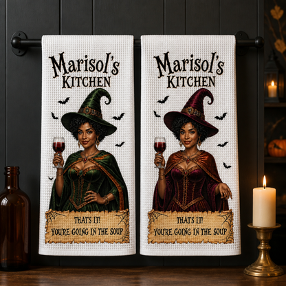 Personalized Halloween Witch Kitchen Towel – Custom Name Cooking Towel – Spooky Halloween Kitchen Decor Gift for Her mockup-product-6a9c3a2cb4f0986a8f8bec8b.png