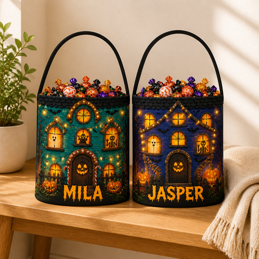 Custom LED Light Bucket Bag - Personalized Halloween Birthday Gifts For Kids - Boo Crew Lives Here mockup-product-6a9c3ba1ccdaddb64326d32f.png