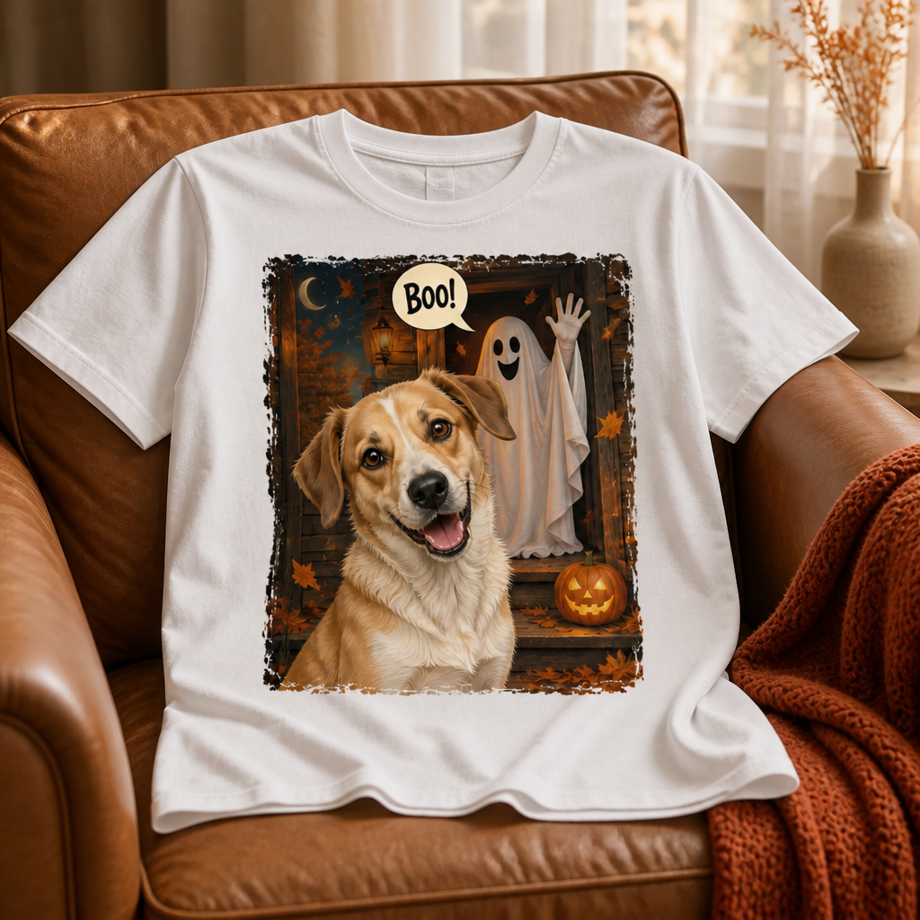 Boo! – Personalized Photo T-shirt – Halloween Gift mockup-product-6a9e2fdf7b8fba86072aa629.png