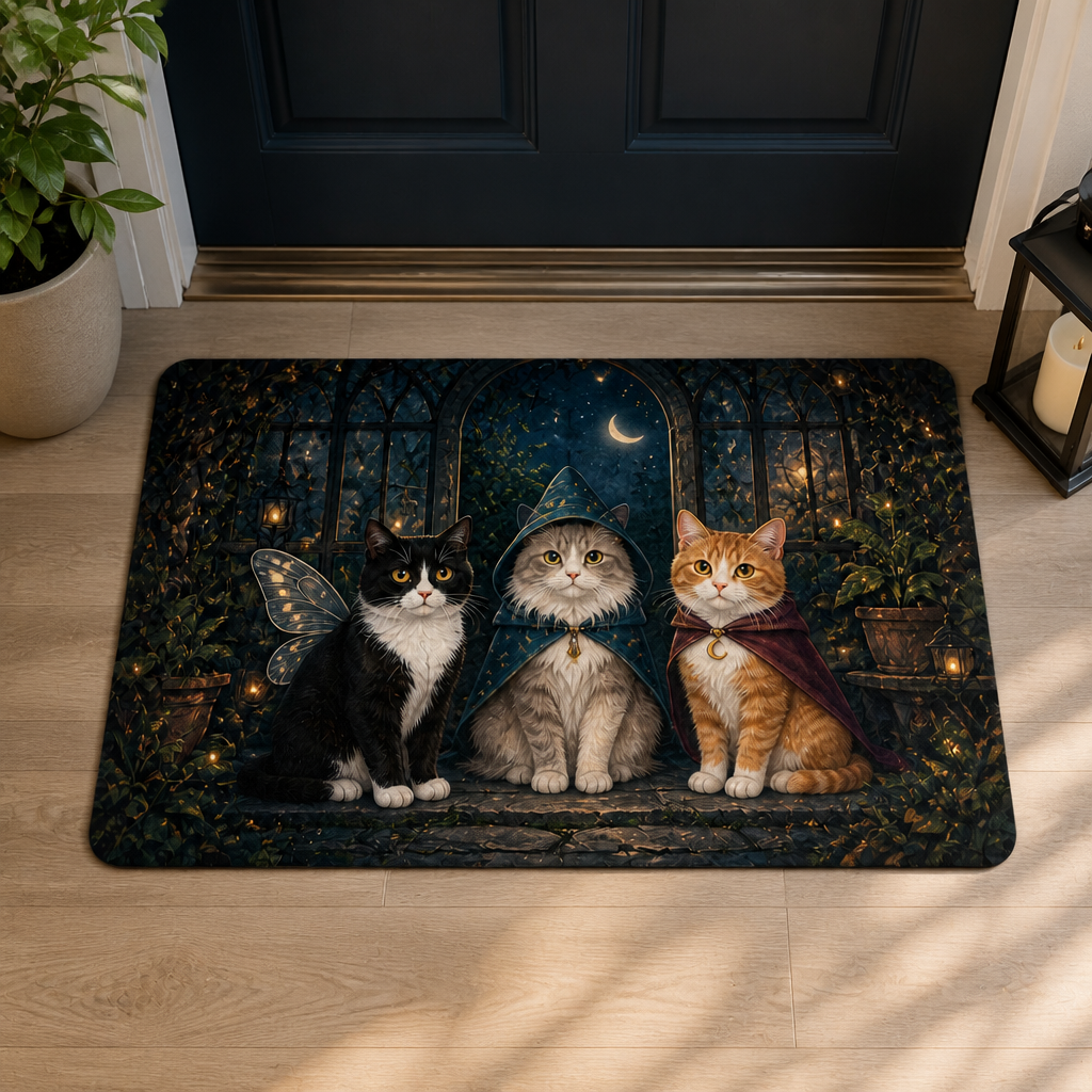 Enchanted Cats Doormat – Custom Pet Portraits from Photo mockup-product-6a9e3b0fd3e2699a5e37b49e.png