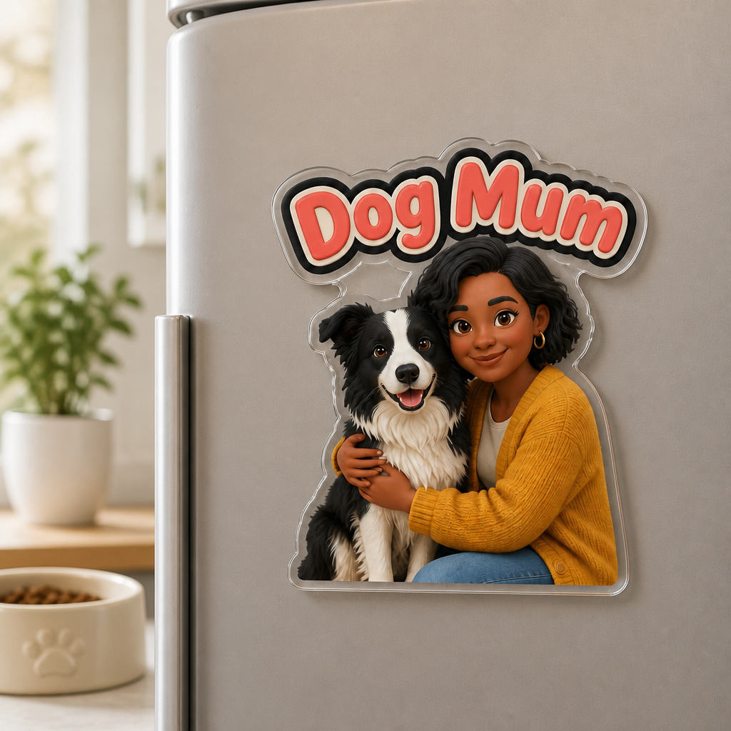 Dog Mum – Personalized Photo Custom Shape Fridge Magnet – Dog Lover Gift mockup-product-6aa0d2e2a7bbc4d46170804e.png