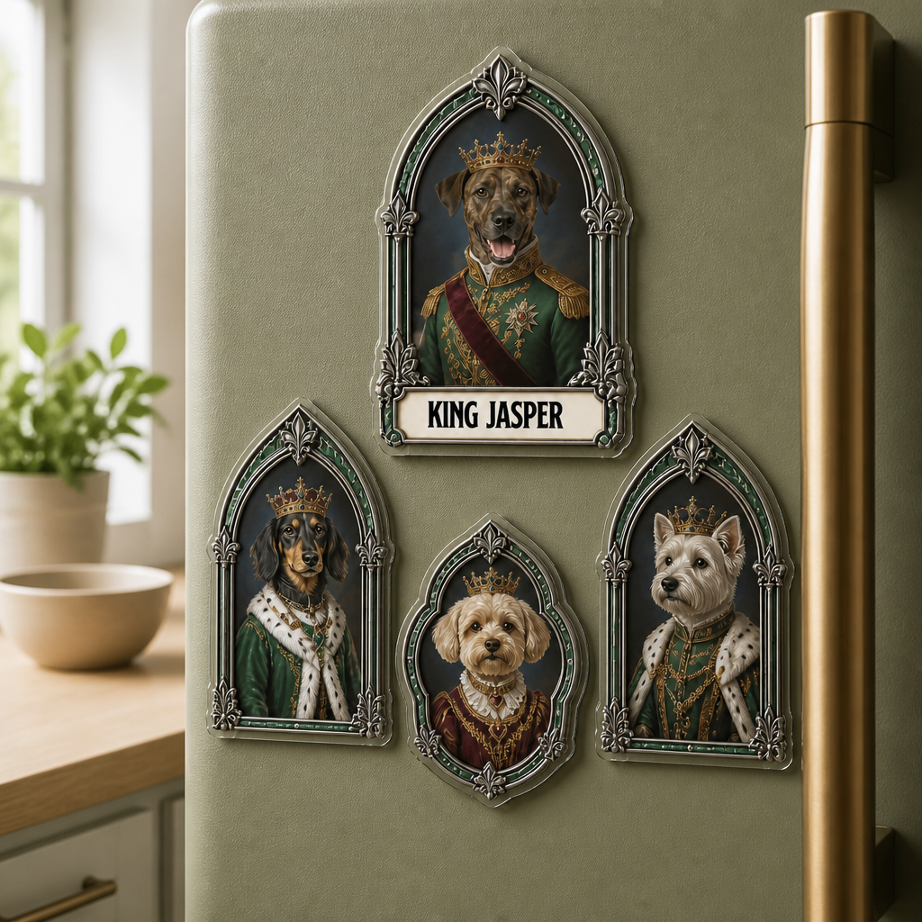 King Jasper – Personalized Photo Custom Shape Fridge Magnet – Dog Lover Gift mockup-product-6aa0d308a7bbc4d46170804f.png