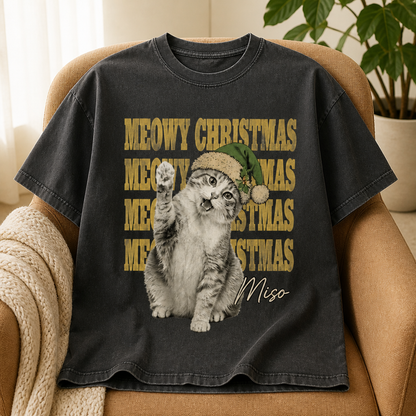 Meowy Christmas – Personalized Photo Comfort Color TShirt – Christmas Gift For Friends, Pet Lover mockup-product-6aa7569417c6a5a083d8bd6d.png