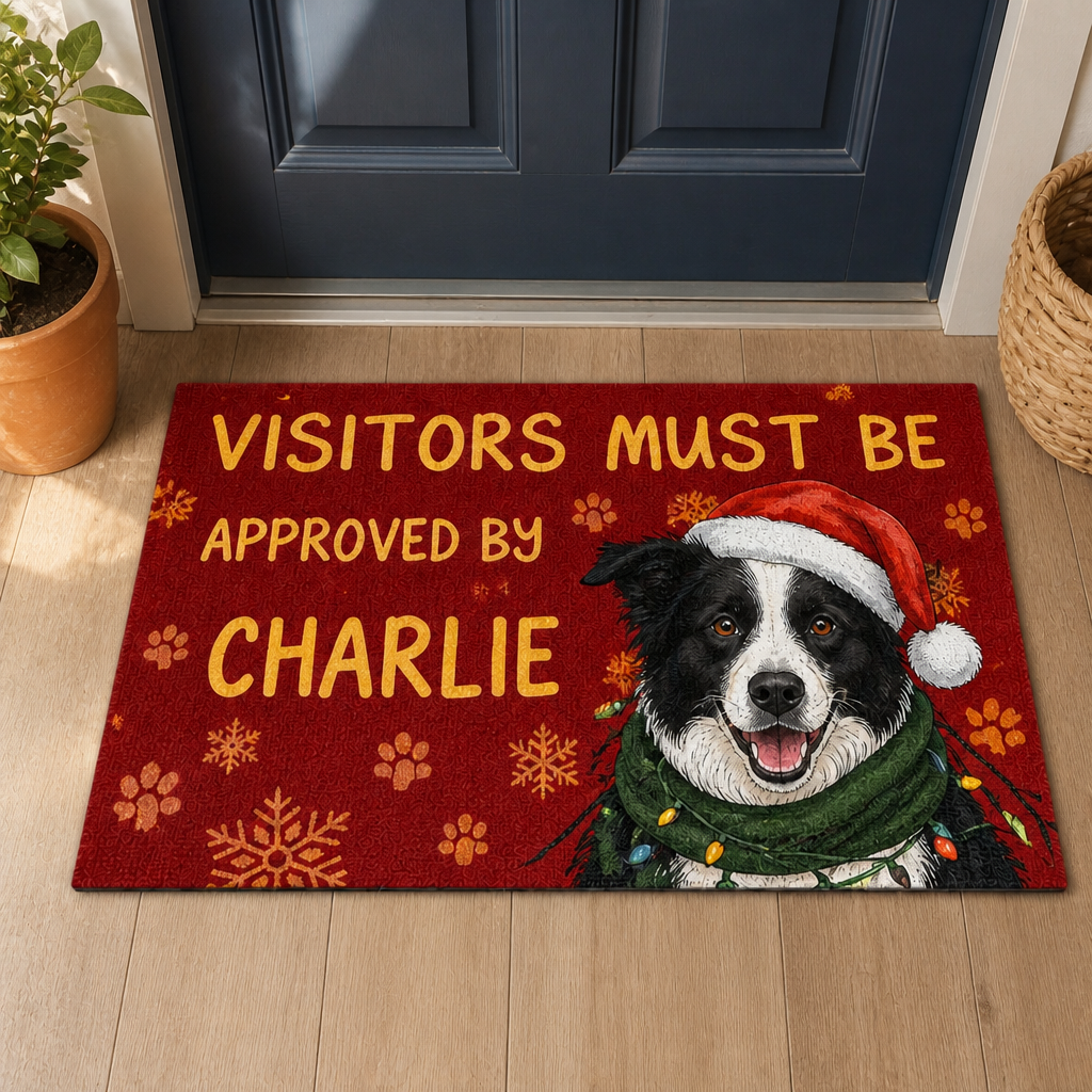 Visitors Must Be – Personalized Photo Doormat – Christmas Gift mockup-product-6ab34f8f2a7f15d1cd7ece2f.png